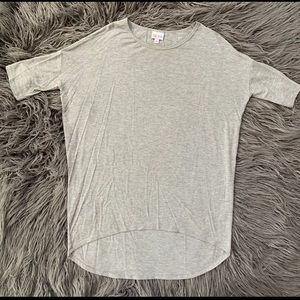 LuLaRoe Irma XXS Solid Gray Ribbed